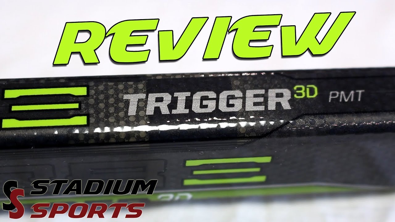 stadiumsports00's tweet card. CCM Ribcor Trigger 3D PMT Hockey Stick Review!