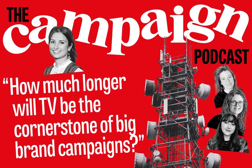 Campaignmag's tweet card. The Campaign Podcast looks back on the last 70 years of commercial TV and what will shape its next 70.