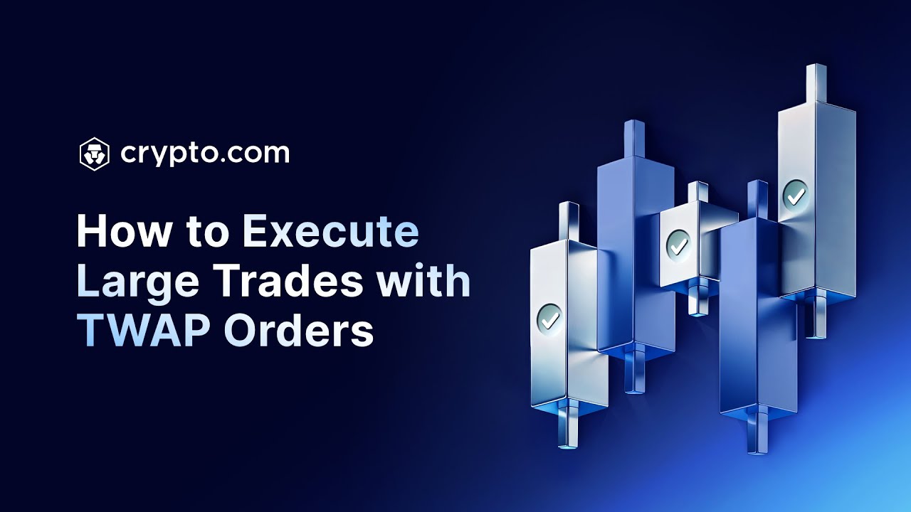 cryptocom's tweet card. How to Place a TWAP Order in the Crypto.com App