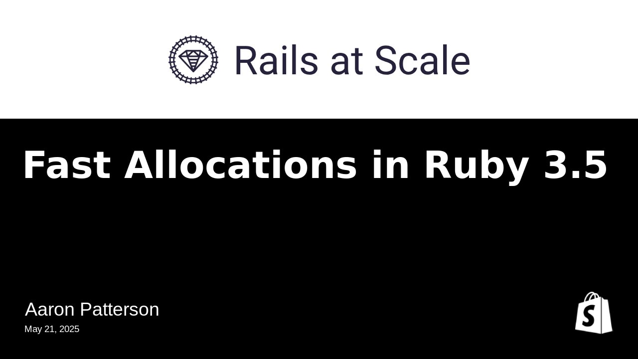 algonauti's tweet card. Many Ruby applications allocate objects. What if we could make allocating objects six times faster? We can! Read on to learn more!
