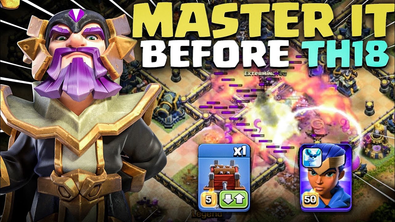 SUBZERO939105's tweet card. Th17 attack strategy Ranked Mode legend league attack| Easy 3 star...