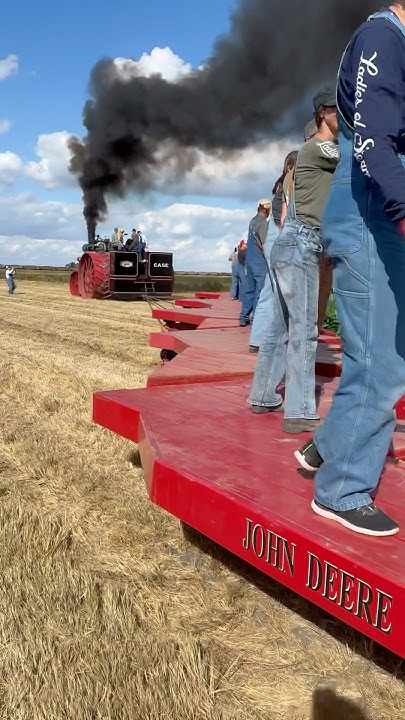 k_valancius's tweet card. #150Case - Dropping in the 50 Bottom plow #case #steamengine #plowing...
