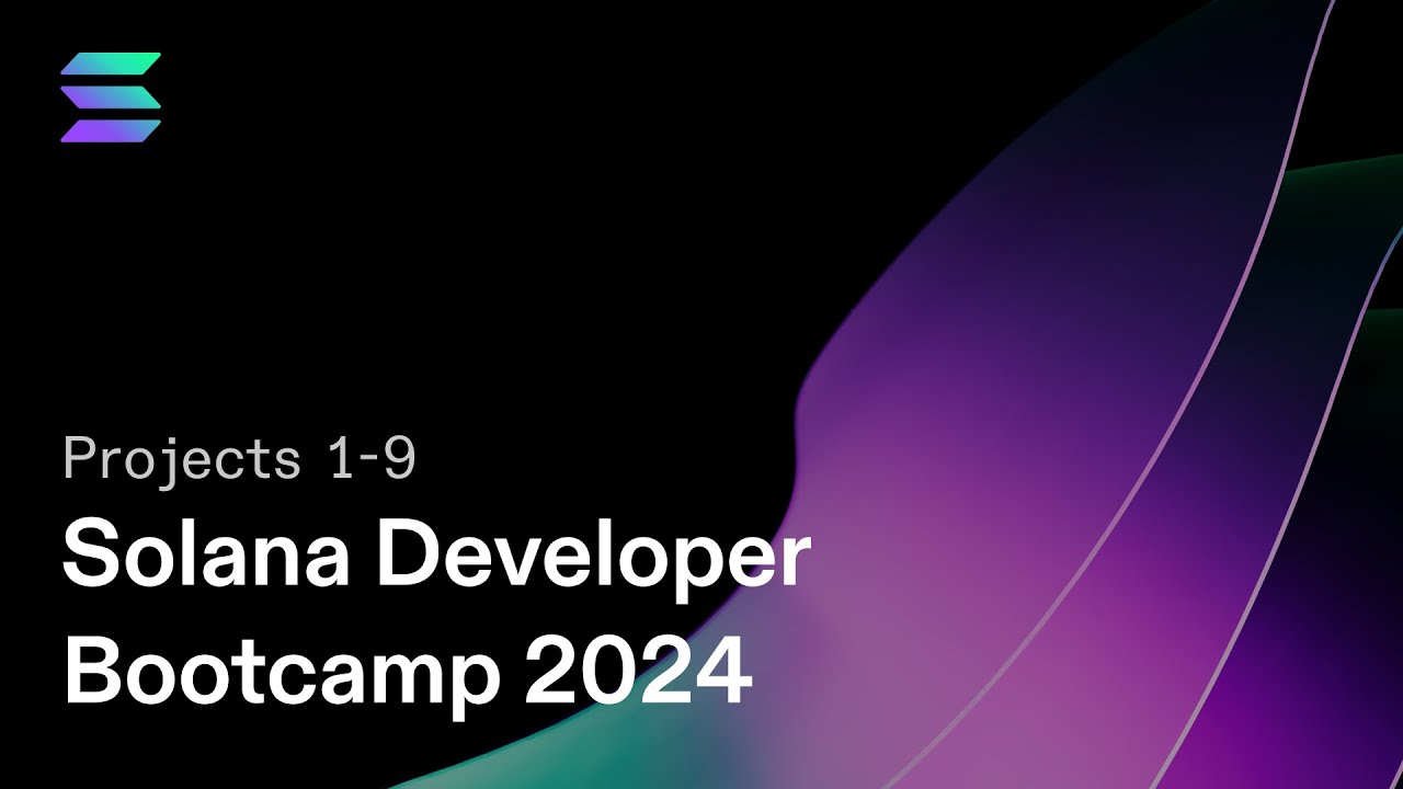 solana's tweet card. Solana Developer Bootcamp 2024 - Learn Blockchain and Full Stack Web3...