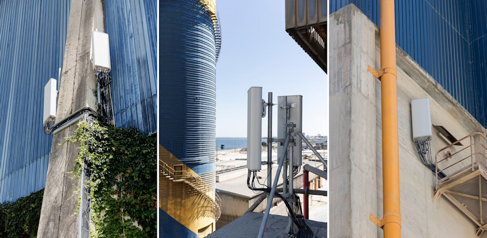 MyOpenLab_'s tweet card. Vodafone Portugal lleva la red privada móvil autónoma 5G a la cementera más antigua del mundo