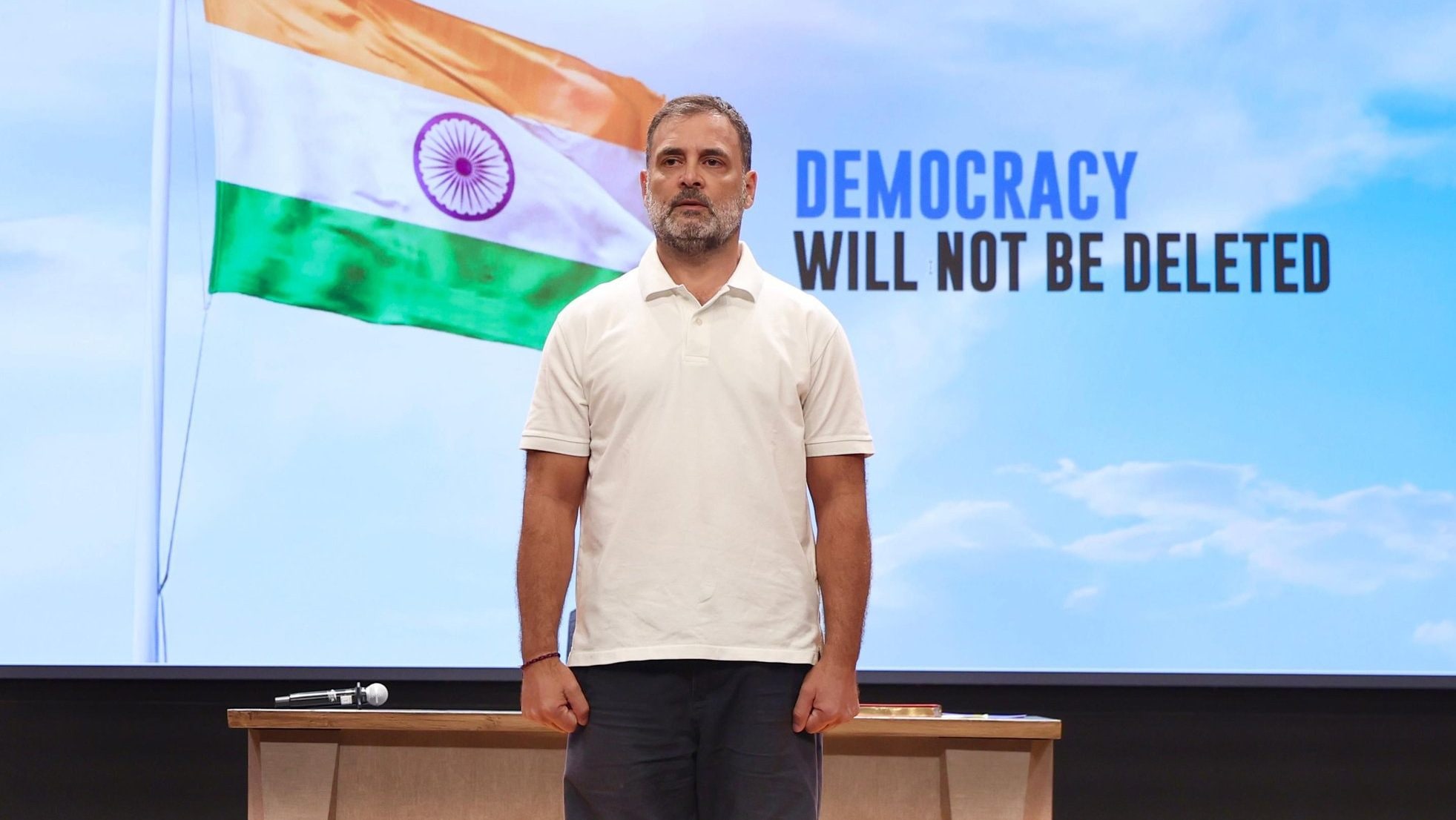 chowdhury_tista's tweet card. Rahul Gandhi cited the applications ahead of the Karnataka 2023 elections as example of “vote chori”; Congress says BJP has reduced right to vote to a “commodity” worth peanuts.