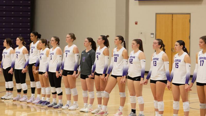 cap_athletics's tweet card. ALLIANCE, Ohio – The Capital University volleyball team traveled to Mount Union on Saturday afternoon playing for a spot in the OAC Tournament, but unfortunately, a tough break in the first set, put...