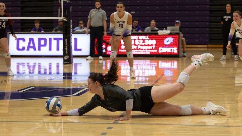 cap_athletics's tweet card. COLUMBUS, Ohio - The Capital Women's Volleyball team came up just short in a very close match against the Fighting Muskies of Muskingum. After losing two hard-fought sets early, the Comets won two of...