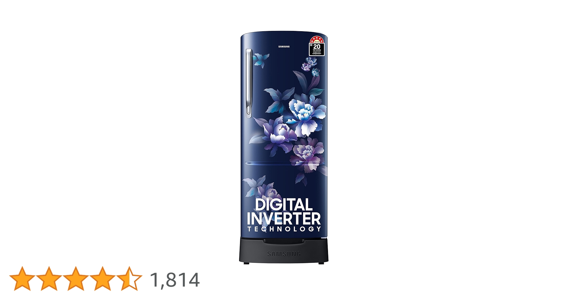 DealsinIND's tweet card. This Samsung Direct Cool refrigerator is an innovative appliance that combines the latest technology wih practical design. It features a 5-star energy-efficient rating and boasts a DigiTouch Cool...