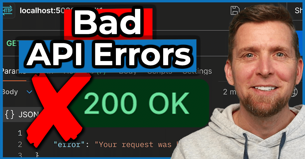 ParticularSW's tweet card. HTTP API Errors are often terrible, but they don't have to be! It's a combination of machine and human-readable errors that's important.
