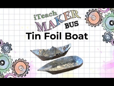 lukeAziegler's tweet card. How to make a TIN FOIL BOAT!