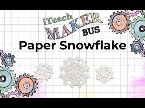 lukeAziegler's tweet card. How to make a PAPER SNOWFLAKE!