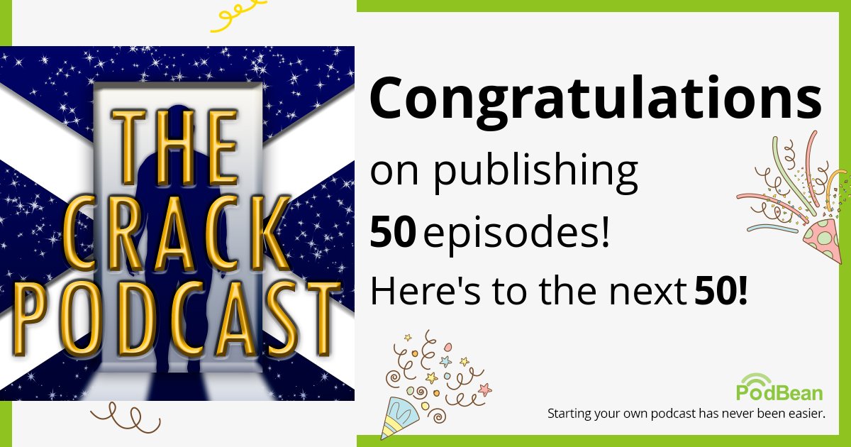 PodcastCrack's tweet card. The Crack Podcast