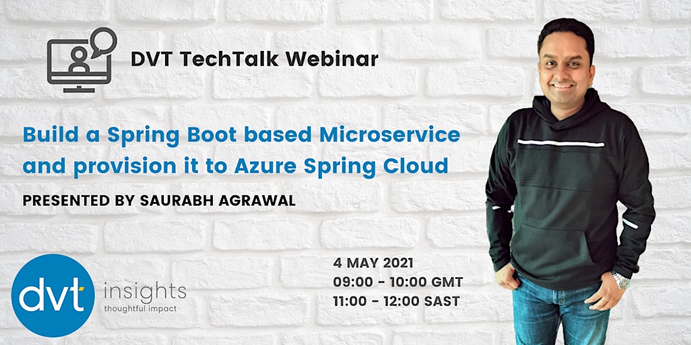 saurabhcode's tweet card. Build a Spring boot based microservice and provision it to Azure Spring Cloud