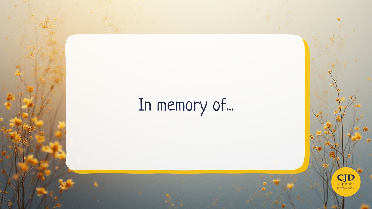 supportcjd's tweet card. 2025 In Memory Video for International CJD Awareness Day