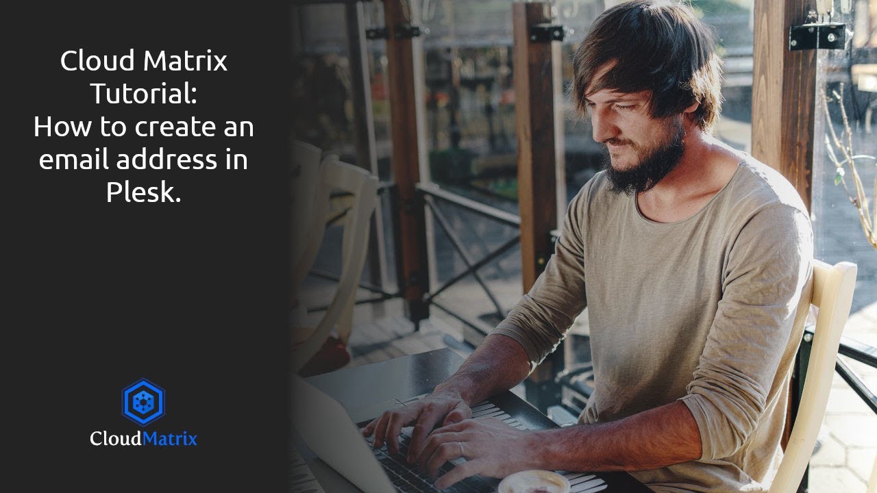 mycloudmatrix's tweet card. How to create an email address in Plesk
