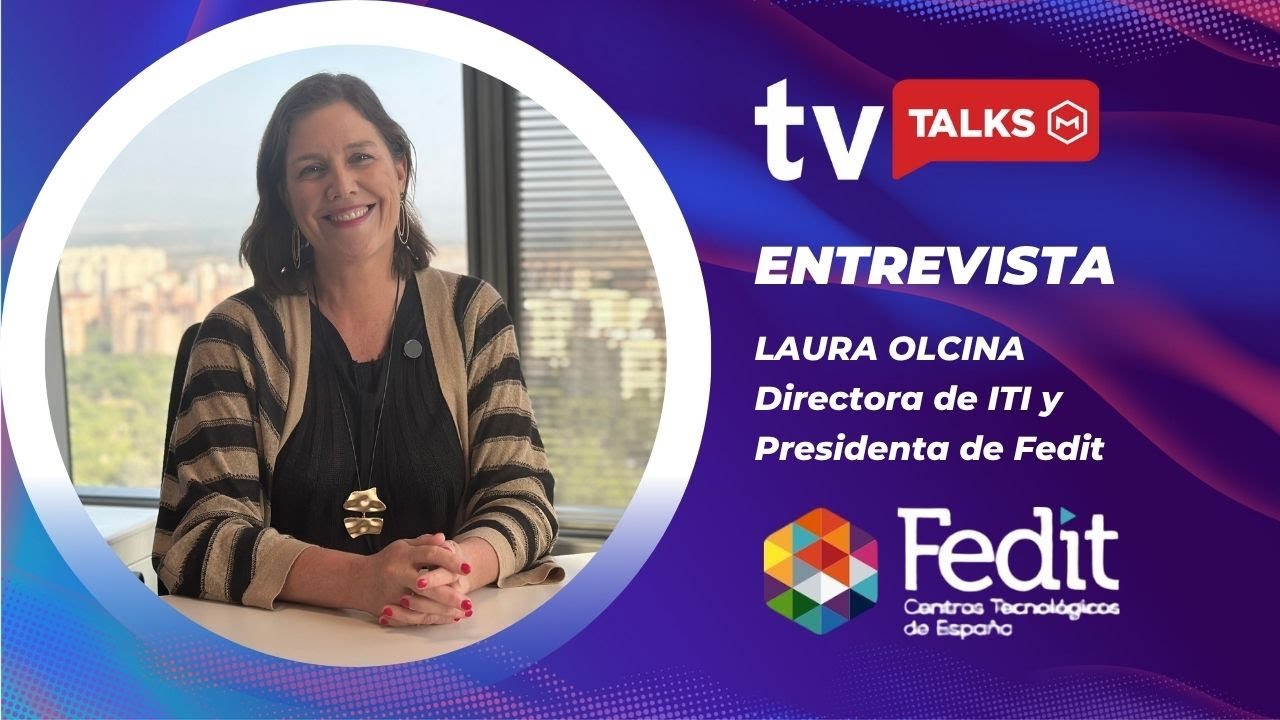 Fedit's tweet card. Laura Olcina, ITI y Fedit: “Ciencia, tecnología e innovación deben ir...