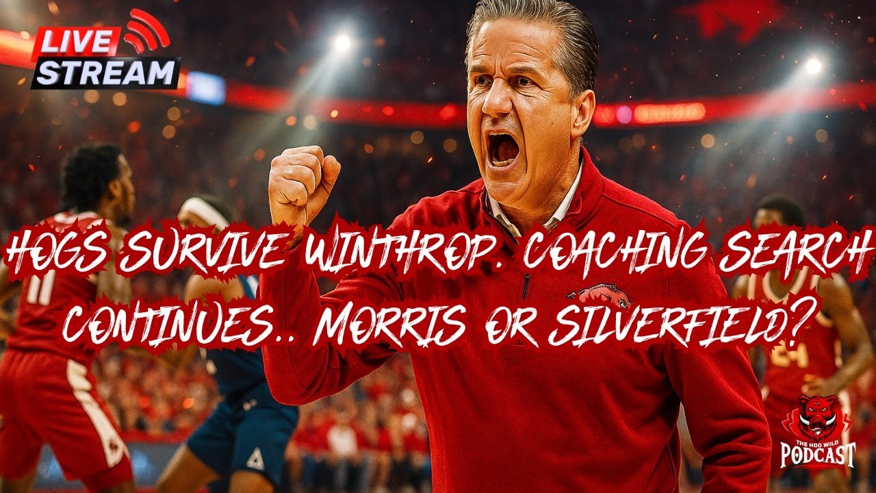 RealSECMoe's tweet card. Razorbacks Survive a Thriller | Coaching Search Heats Up: Eric Morris...