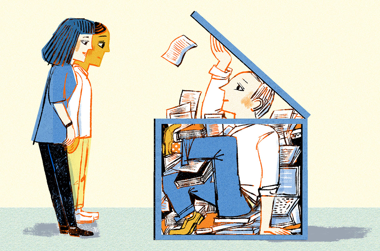 SourceToSink's tweet card. Earlier in his career, this professor “was too wrapped up in judgment, competition, and overwork”