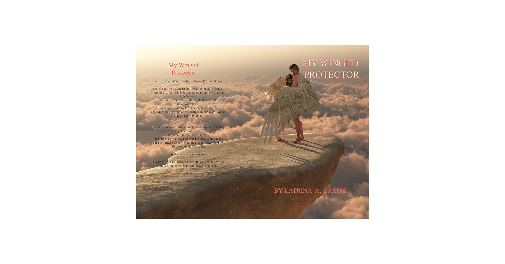 KatrinaSardis's tweet card. God, does not interfere with earthly matters, until now. Gabe, is a Chosen Guardian Angel, assigned to protect Harmony. At first, she is just another assignment, until he falls in love. He is torn...