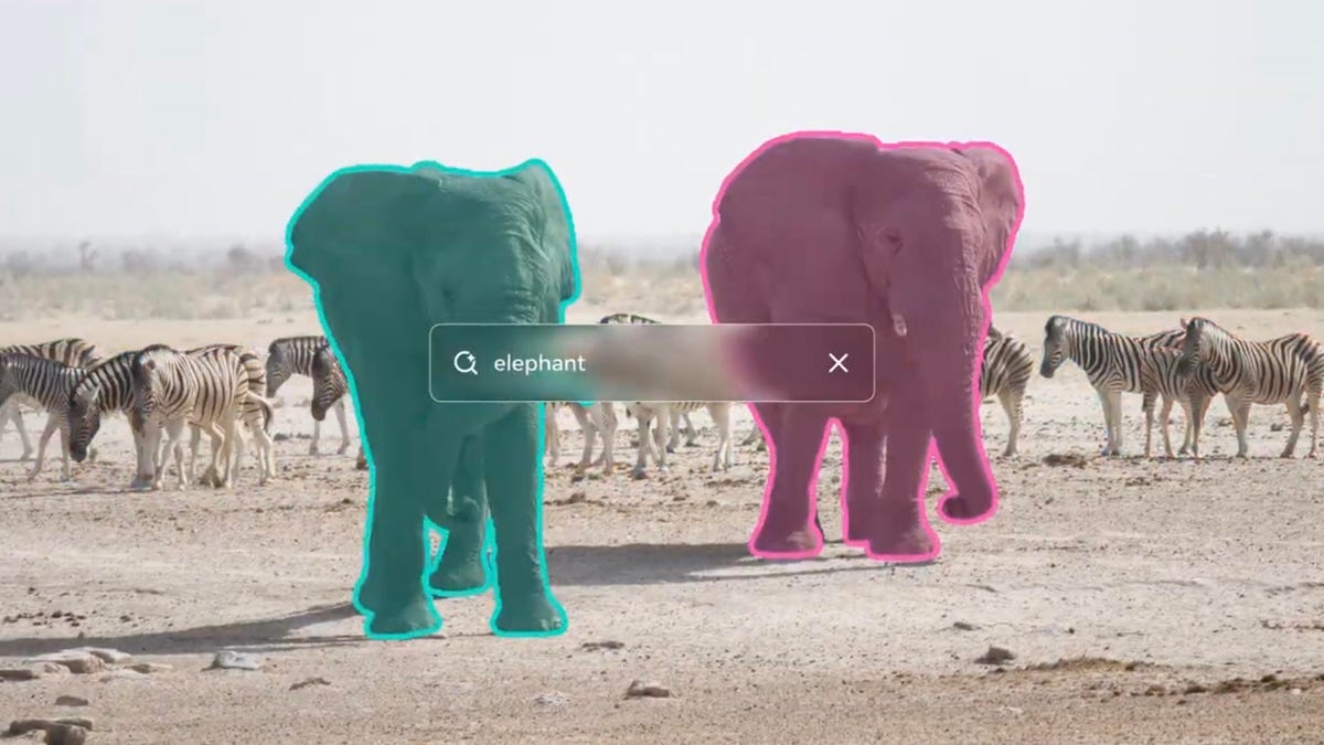 CNET's tweet card. SAM 3 is all about visual intelligence, homing in on how AI can identify specific objects in an image.