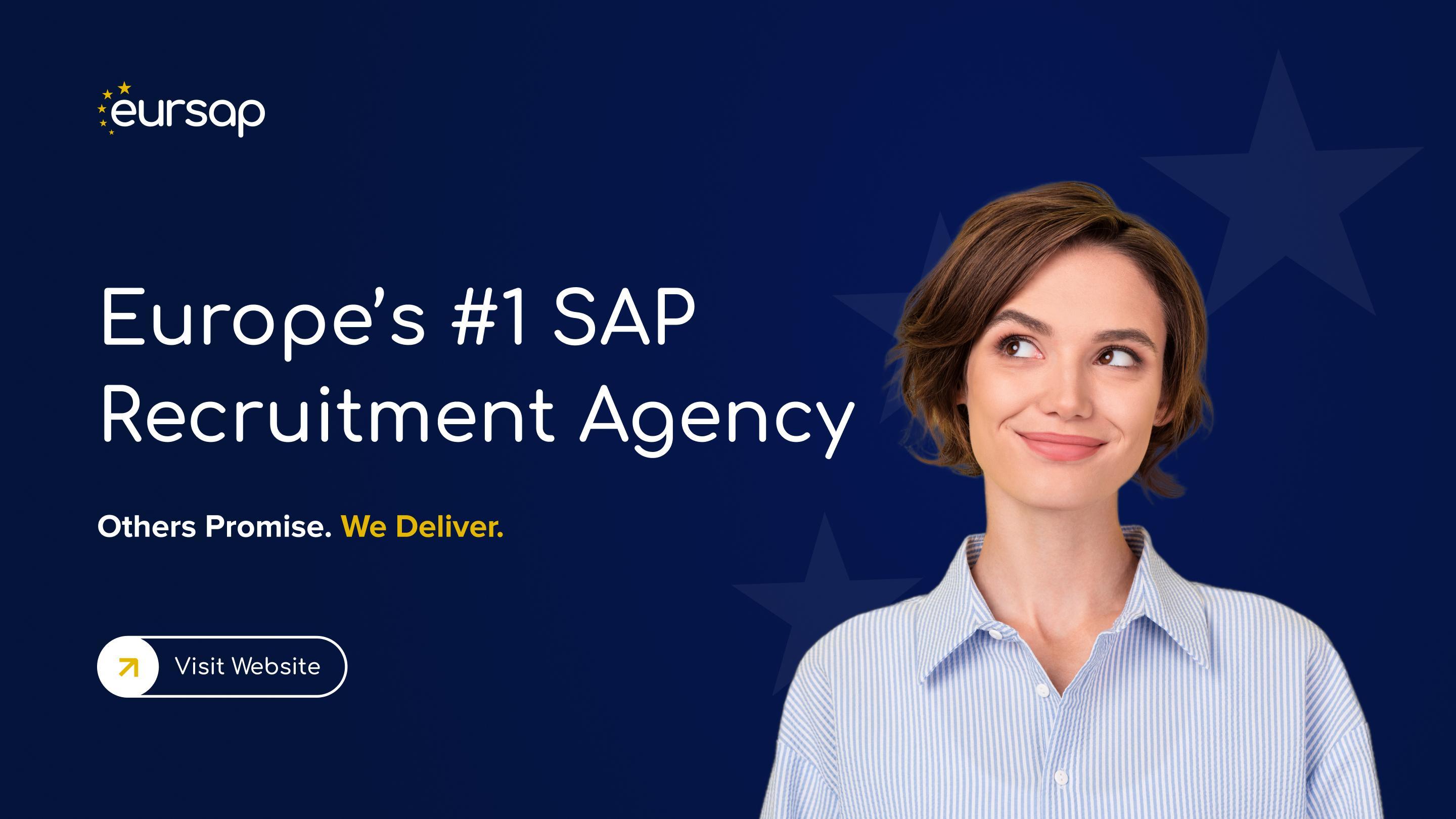 Eursap's tweet card. SAP FI + Cash Management Consultant. English speaking. Remote Working within Spain - Eursap