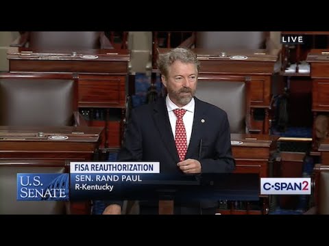 SenRandPaul's tweet card. Sen. Rand Paul Defends the Constitution, Condemns Warrantless...