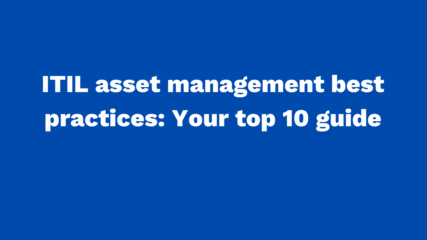 VirimaTech's tweet card. Master the IT asset management process and discover best practices to gain control of your IT assets and improve security.