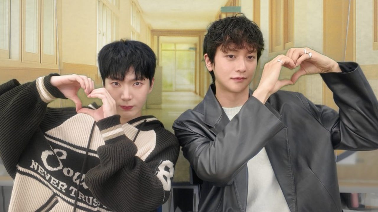 FOXLA's tweet card. “My Bias Is Showing!" stars Kevin of OMEGA X and Kim Hong-Jun spoke to FOX 11 about their new BL K-drama centered on the unexpected bond between an idol and his fan.