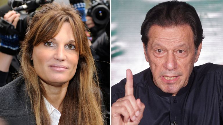 SkyNews's tweet card. Jemima Khan Goldsmith called on the UK foreign secretary to intervene as she said the former prime minister of Pakistan has had no contact with the outside world.