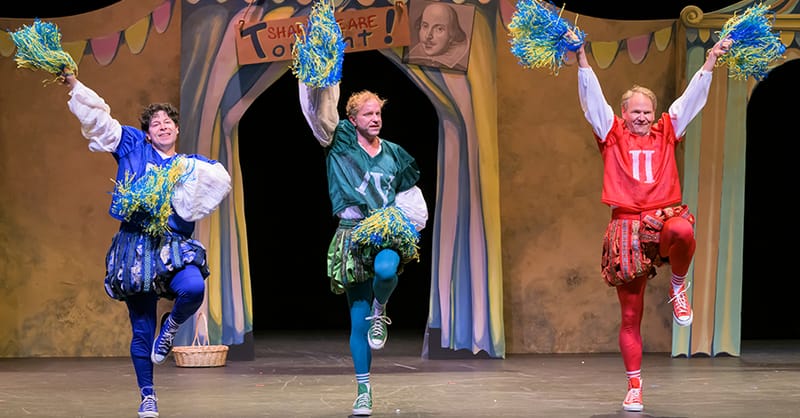 Delaware_REP's tweet card. Delaware’s Resident Ensemble Players opens its season with The Complete Works of William Shakespeare (Abridged) [Revised] [Again] , mixing sketch and…