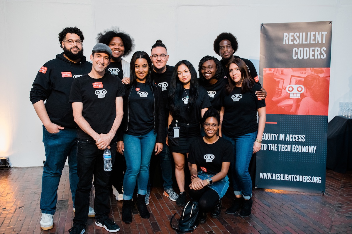 leonnoel's tweet card. "It’s patently wrong when you have such a vibrant tech economy and in communities of color you’re seeing double-digit unemployment," said Resilient Coders' managing director of engineering, Leon...