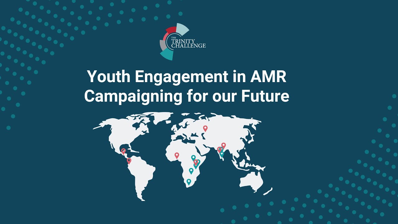TrinityChall's tweet card. The Trinity Challenge - Youth Engagement on AMR