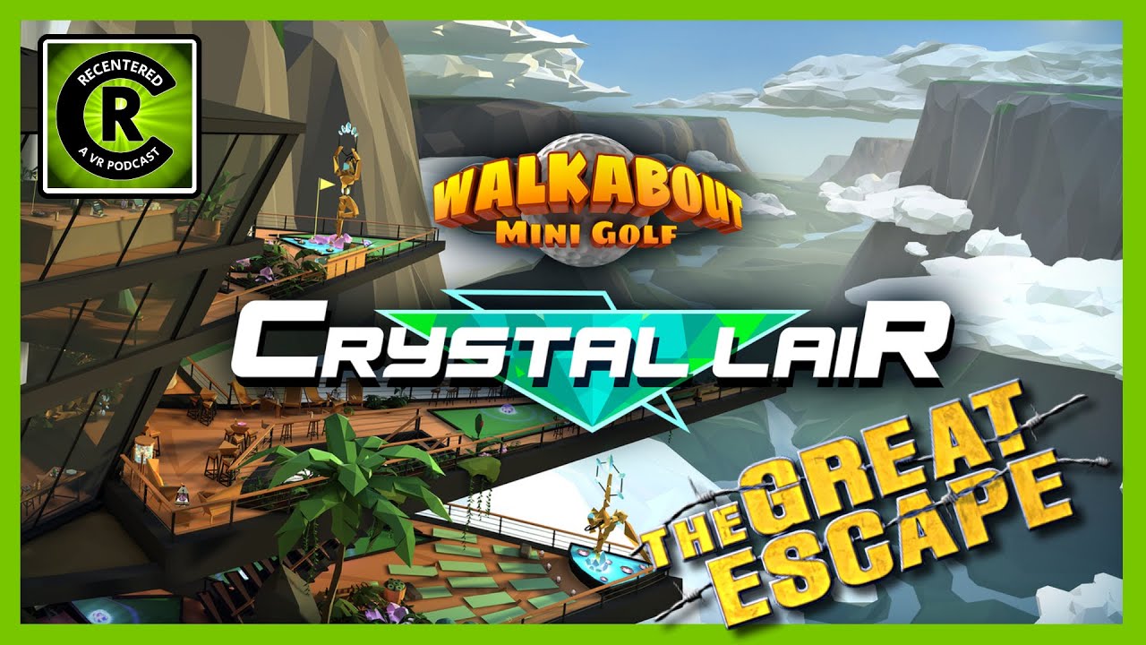 RecenteredPod's tweet card. The Great Walkabout Mini Golf Crystal Lair Escape!