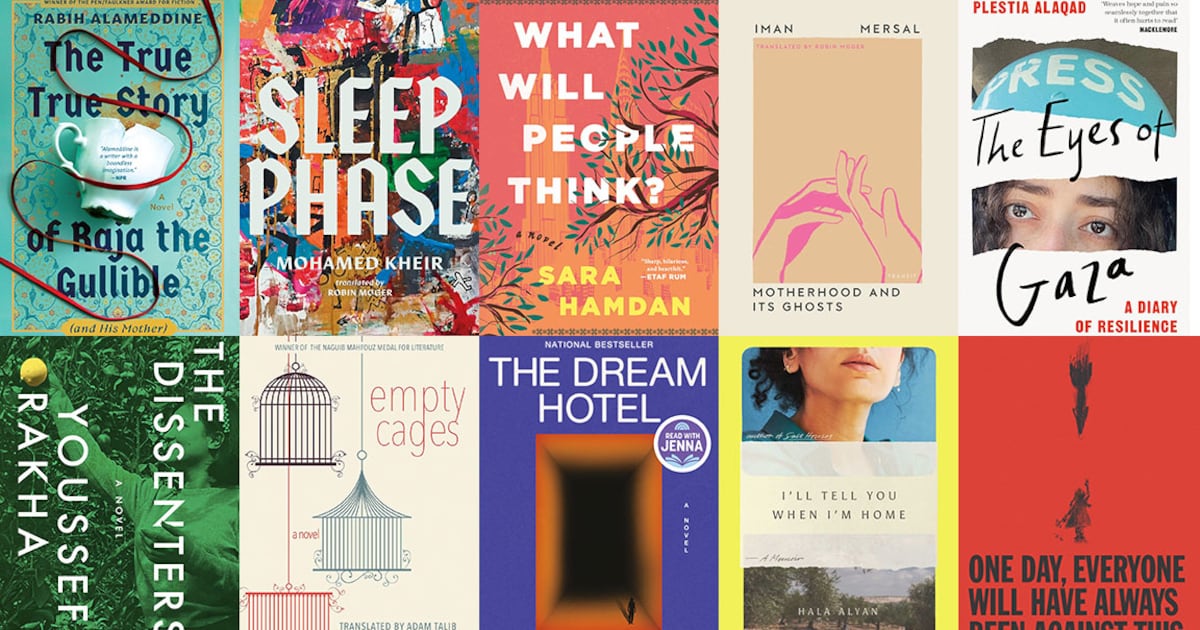 Kotobkhan's tweet card. Novels, memoirs and poetry collections span Egypt, Palestine, Morocco, Lebanon and beyond