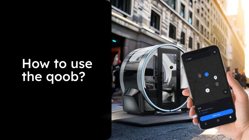 qoob_offical's tweet card. In modern cities, finding personal space can be tough. We pretty often face this problem, don't we? qoob offers a solution, whether you're indoors or outdoors, providing comfort, convenience, and...