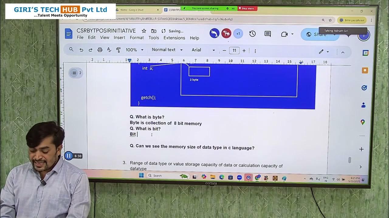 HubGiri's tweet card. Understanding int Data Type in C | Beginners Guide by Mr. Adinath...