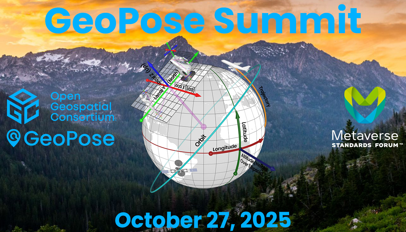 Metaverse_Forum's tweet card. GeoPose Summit 2025