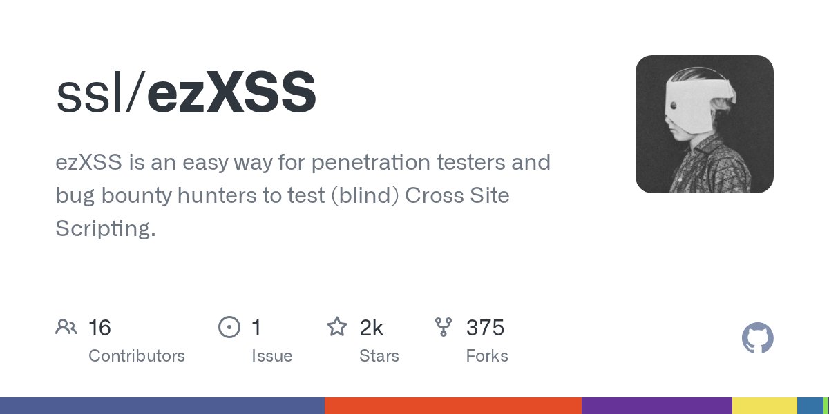 tommyboyhacking's tweet card. ezXSS is an easy way for penetration testers and bug bounty hunters to test (blind) Cross Site Scripting. - ssl/ezXSS