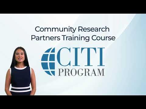 citiprogram's tweet card. CITI Program Course Preview - Community Research Partner Training