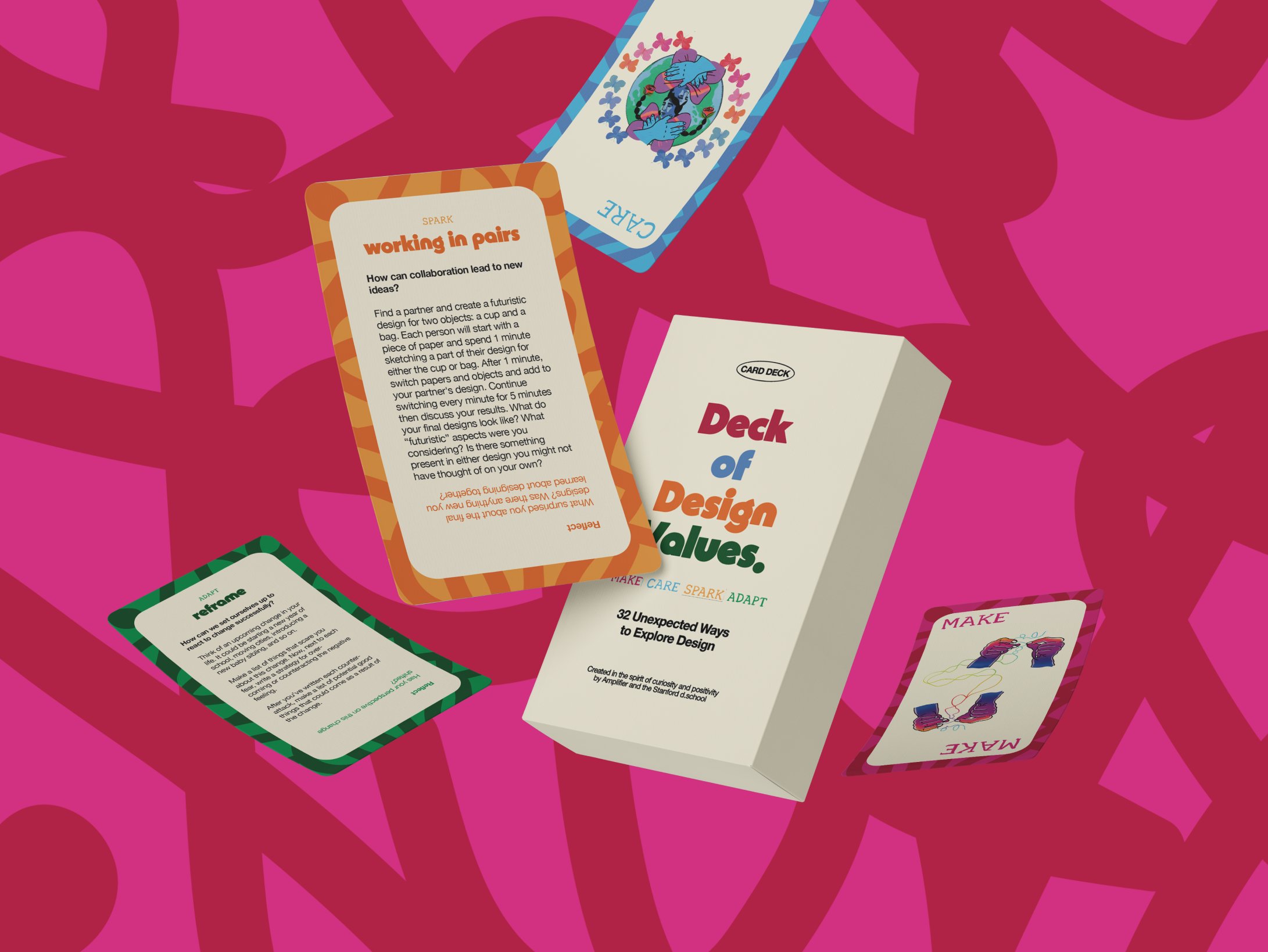 stanforddschool's tweet card. ON SALE NOW! Amplifier and Stanford’s d.school have teamed up to create a unique teaching tool to inspire and equip students with the creative thinking skills required to reshape our world. Design...