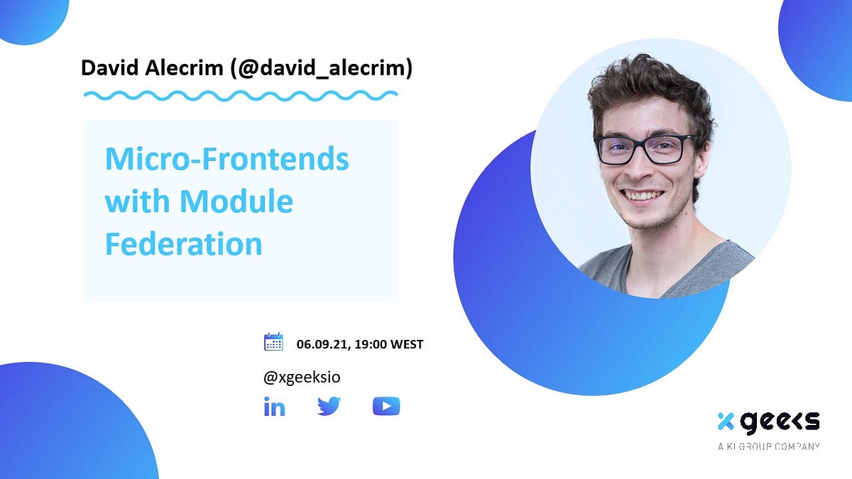 xgeeksio's tweet card. xgeeks Talks — June 2021 June brings some exciting talks and speakers! May was the month xgeeks launched its youtube channel and reached the 100th subscribers mark! What will June bring to our …