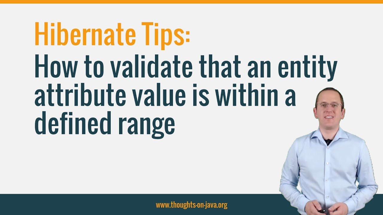 thjanssen123's tweet card. Hibernate Tip: How to automatically validate entity attributes