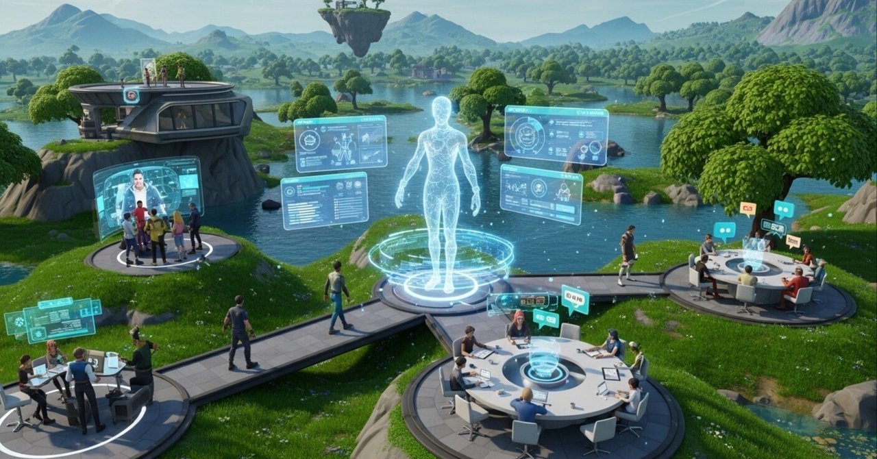 SHERPA_WORLD_XR's tweet card. こんにちは！ 株式会社シェルパのメタバース開発を担当しているチャリセです。 近年、企業のDX（デジタルトランスフォーメーション）推進において、「AI」と「メタバース」は最も注目される技術トレンドと言えるでしょう。AIは業務効率化やデータ分析で、メタバース（インターネット上の3次元仮想空間）は新しい顧客体験やコミュニティ形成で、それぞれ大きな可能性を秘めています。 しかし、これら二つの技術を「...