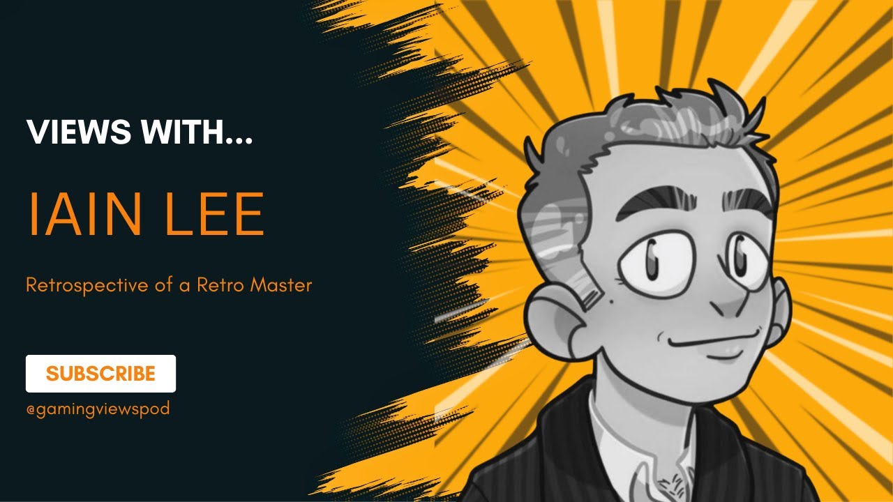 GamingViewsPod's tweet card. The Retro Revolution: Iain Lee's Journey Through Gaming History