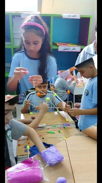 ILCLebanon's tweet card. Grade 6 enjoying 3D shapes and into geometry designs @ ILC ( Intern...