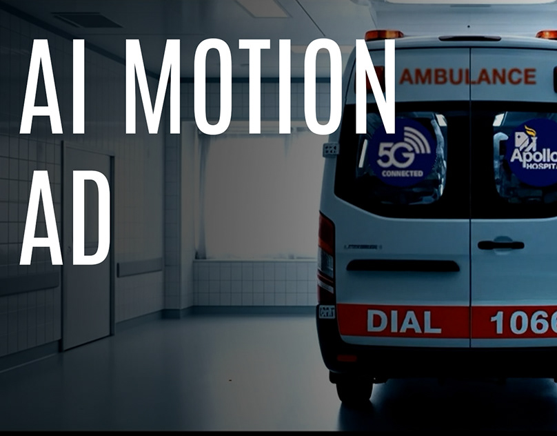 prithvirajkarri's tweet card. AI Motion Ad for Healthcare | Apollo