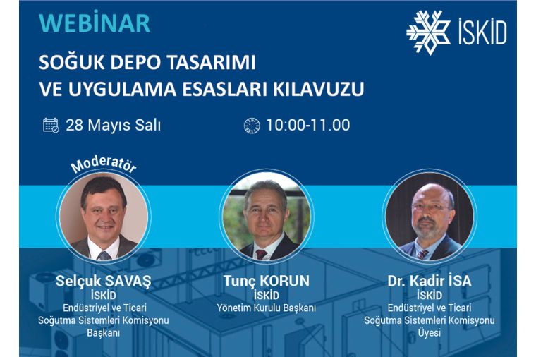 Termodinamik_'s tweet card. İSKİD Endüstriyel ve Ticari Soğutma Sistemleri Komisyonu, 28 Mayıs Salı günü saat 10:00'da "Soğuk Depo Tasarım ve Uygulama Esasları Kılavuzu Tanıtım " konulu bir webinar organize etti. Moderatörlüğ...