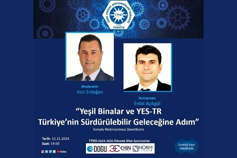 Termodinamik_'s tweet card. Kuruluş amacı doğrultusunda bilgi paylaşımı ve eğitimi her zaman ön planda tutan Türk Tesisat Mühendisleri Derneği, 2024/2025 Döneminde çalışmalarını seminer ve webinar olarak sürdürmeye devam...