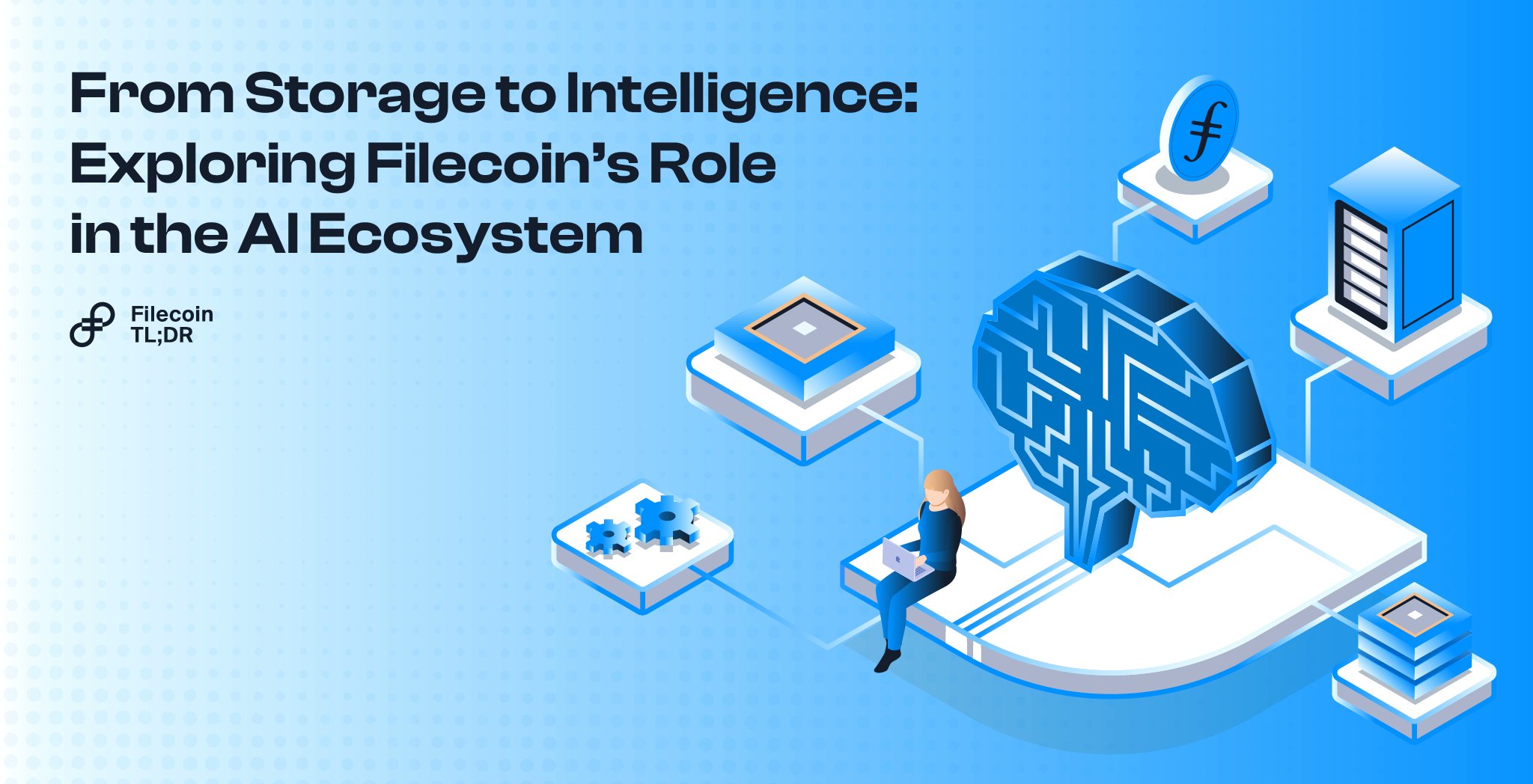 Filecoin's tweet card. Explore the role of Web3 in the AI ecosystem by looking into innovative projects in the Filecoin ecosystem.