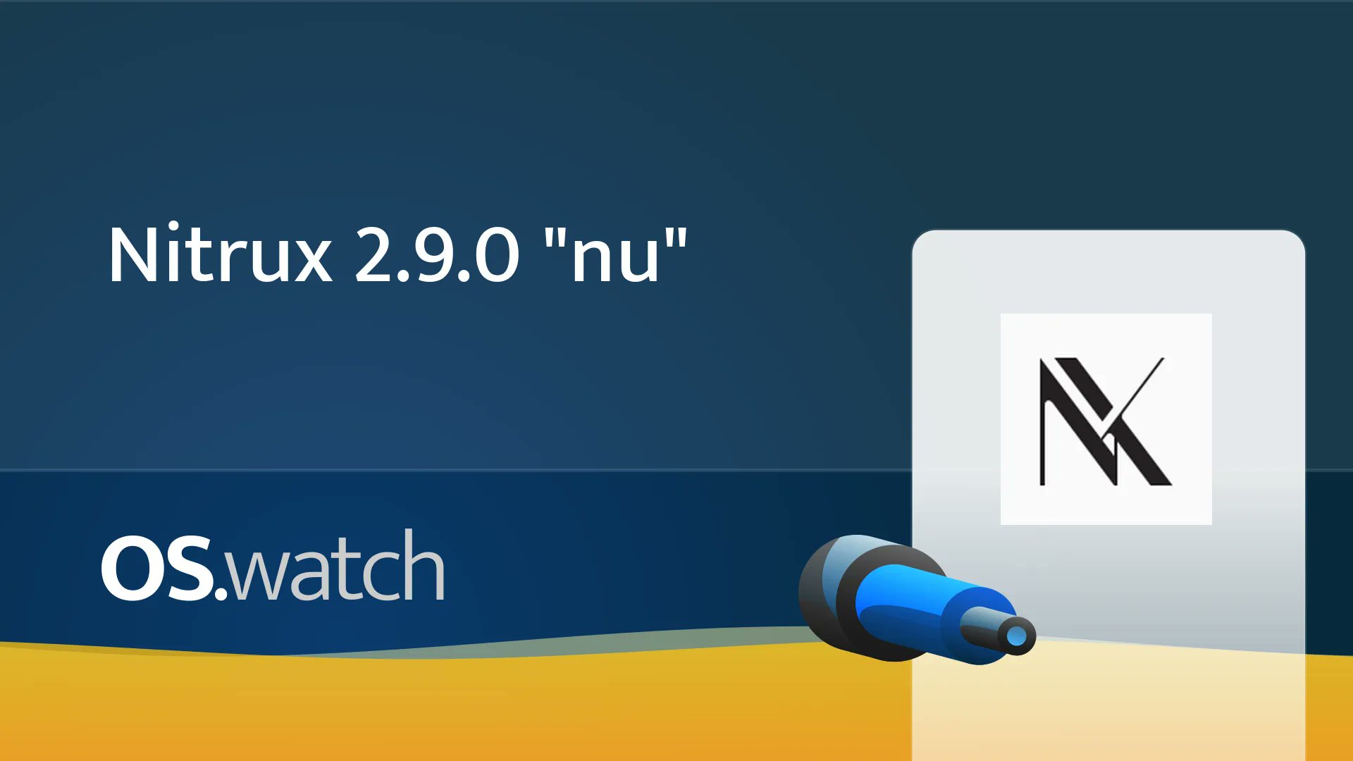 oswatch_'s tweet card. Nitrux 2.9.0 has been released, featuring updates to components such as KDE Plasma, Firefox, MESA, and AMD Open Source Driver for Vulkan®. It introduc...